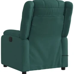 vidaXL Sillas-Sillón de masaje reclinable de tela