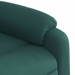 vidaXL Sillas-Sillón de masaje reclinable de tela