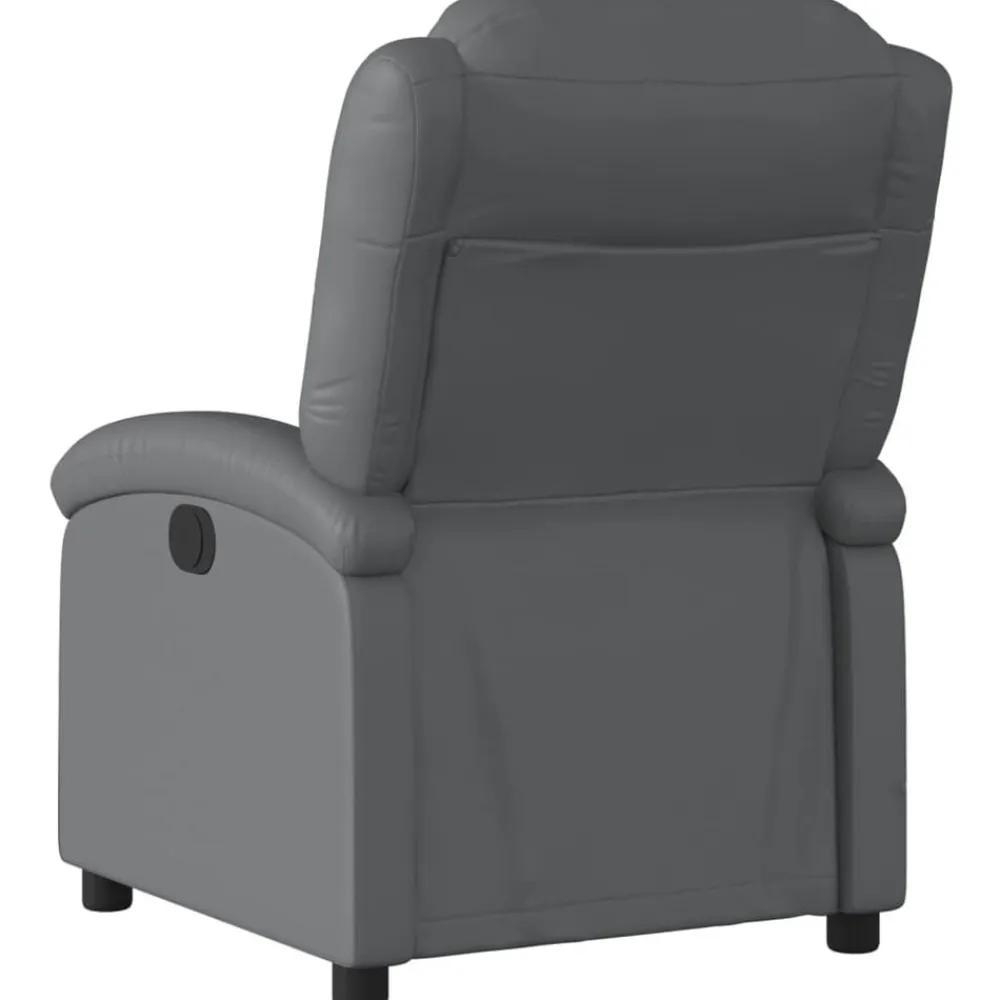 vidaXL Sillas-Sillón de masaje reclinable cuero sintético