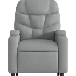vidaXL Sillas-Sillón de masaje reclinable de pie de tela