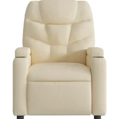 vidaXL Sillas-Sillón de masaje reclinable de tela