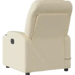 vidaXL Sillas-Sillón de masaje reclinable de tela