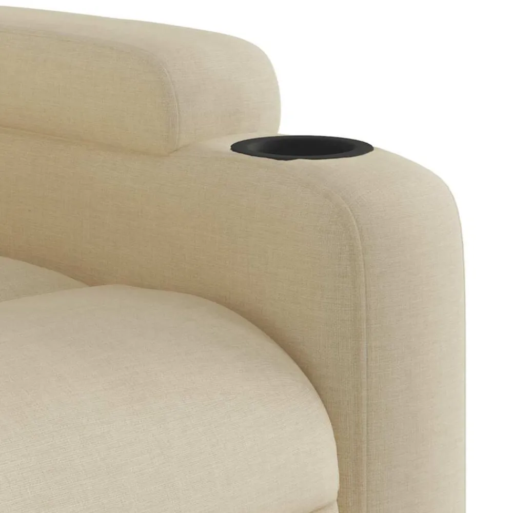 vidaXL Sillas-Sillón de masaje reclinable de tela