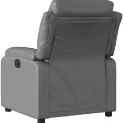 vidaXL Sillas-Sillón de masaje reclinable eléctrico cuero sintético