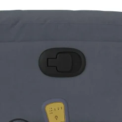 vidaXL Sillas-Sillón de masaje reclinable de terciopelo
