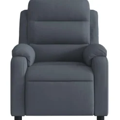 vidaXL Sillas-Sillón de masaje reclinable de terciopelo
