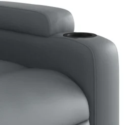 vidaXL Sillas-Sillón de masaje reclinable cuero sintético