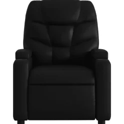 vidaXL Sillas-Sillón de masaje reclinable eléctrico cuero sintético
