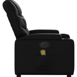 vidaXL Sillas-Sillón de masaje reclinable eléctrico cuero sintético
