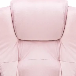 vidaXL Sillón de oficina de masaje terciopelo Rosa Sale