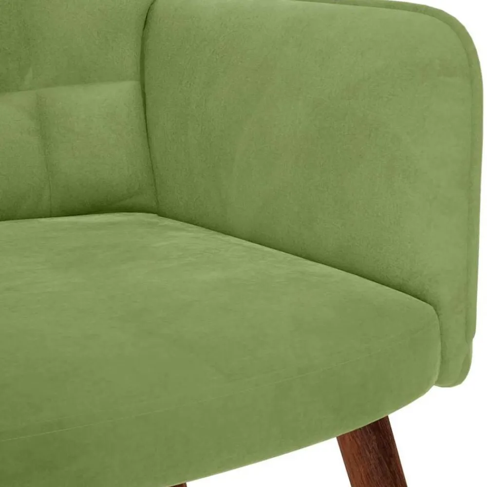 vidaXL Sillas-Sillón de relax con reposapiés terciopelo