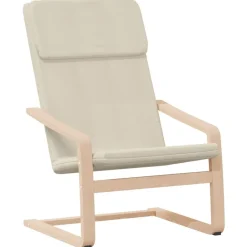 vidaXL Sillas-Sillón de relax con taburete tela color
