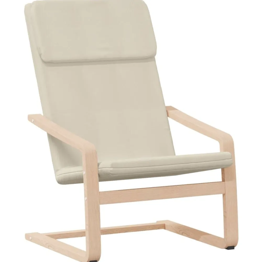 vidaXL Sillas-Sillón de relax con taburete tela color