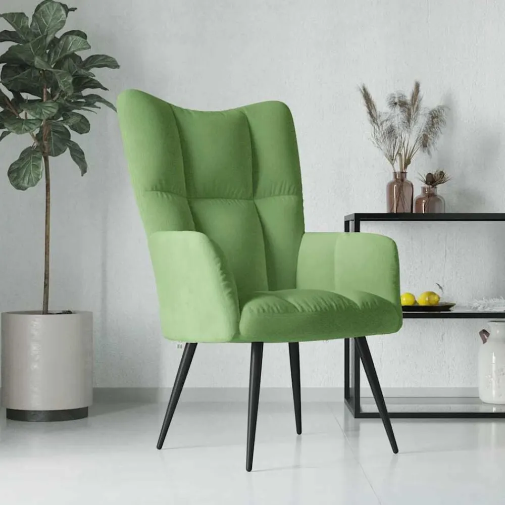 vidaXL Sillas-Sillón de relax de terciopelo