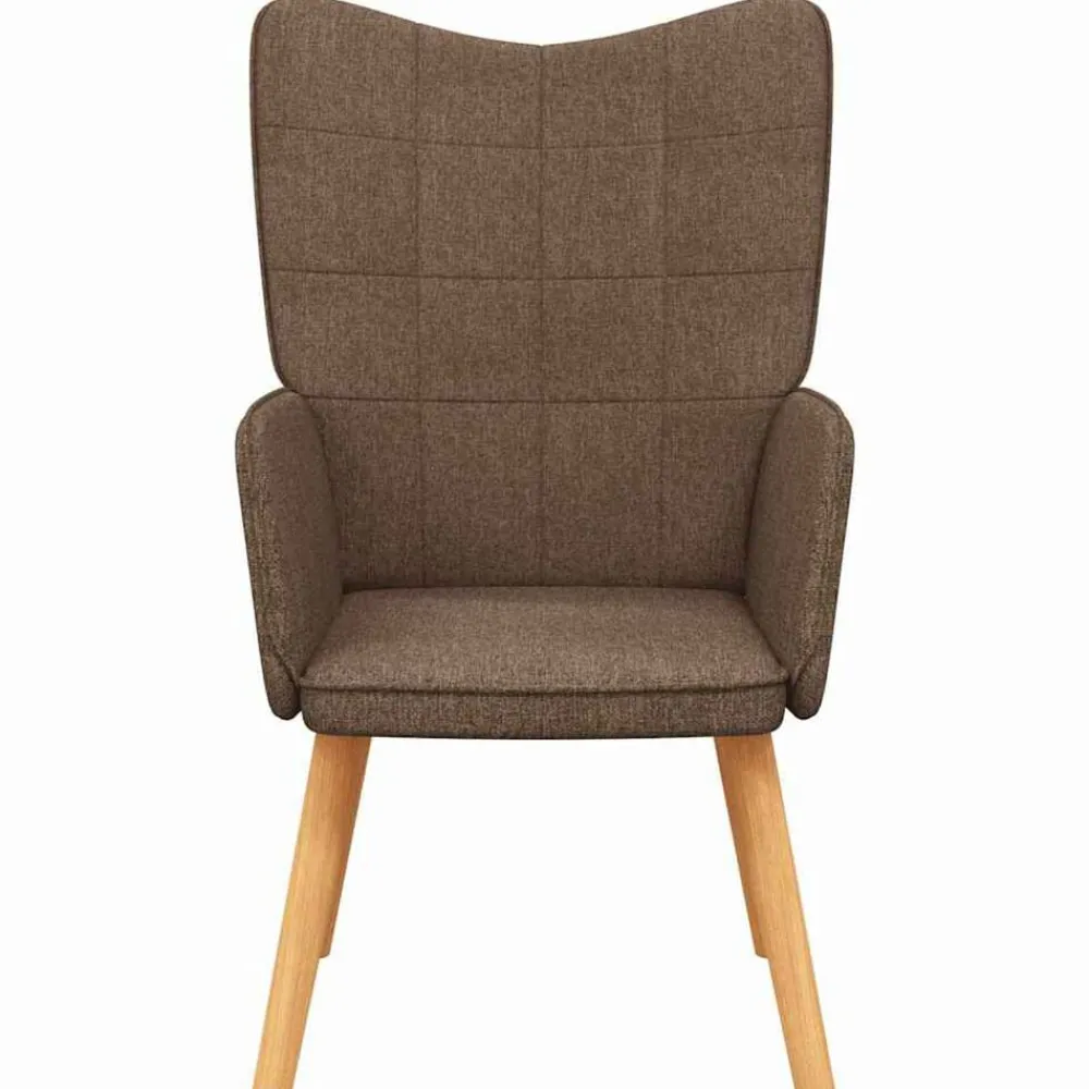 vidaXL Sillón de relax de tela marrón Marrón Best