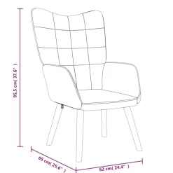 vidaXL Sillón de relax de tela marrón Marrón Best