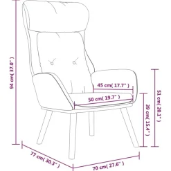 vidaXL Sillón de relax de tela y PVC Negro Sale