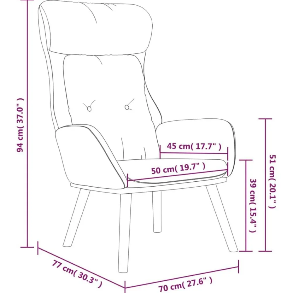 vidaXL Sillón de relax de tela y PVC Negro Sale