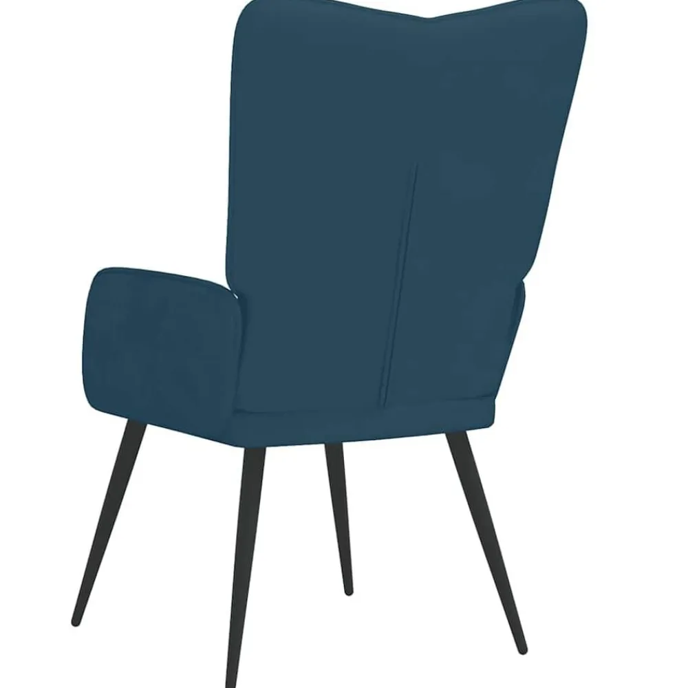 vidaXL Sillón de relax de terciopelo Azul Online
