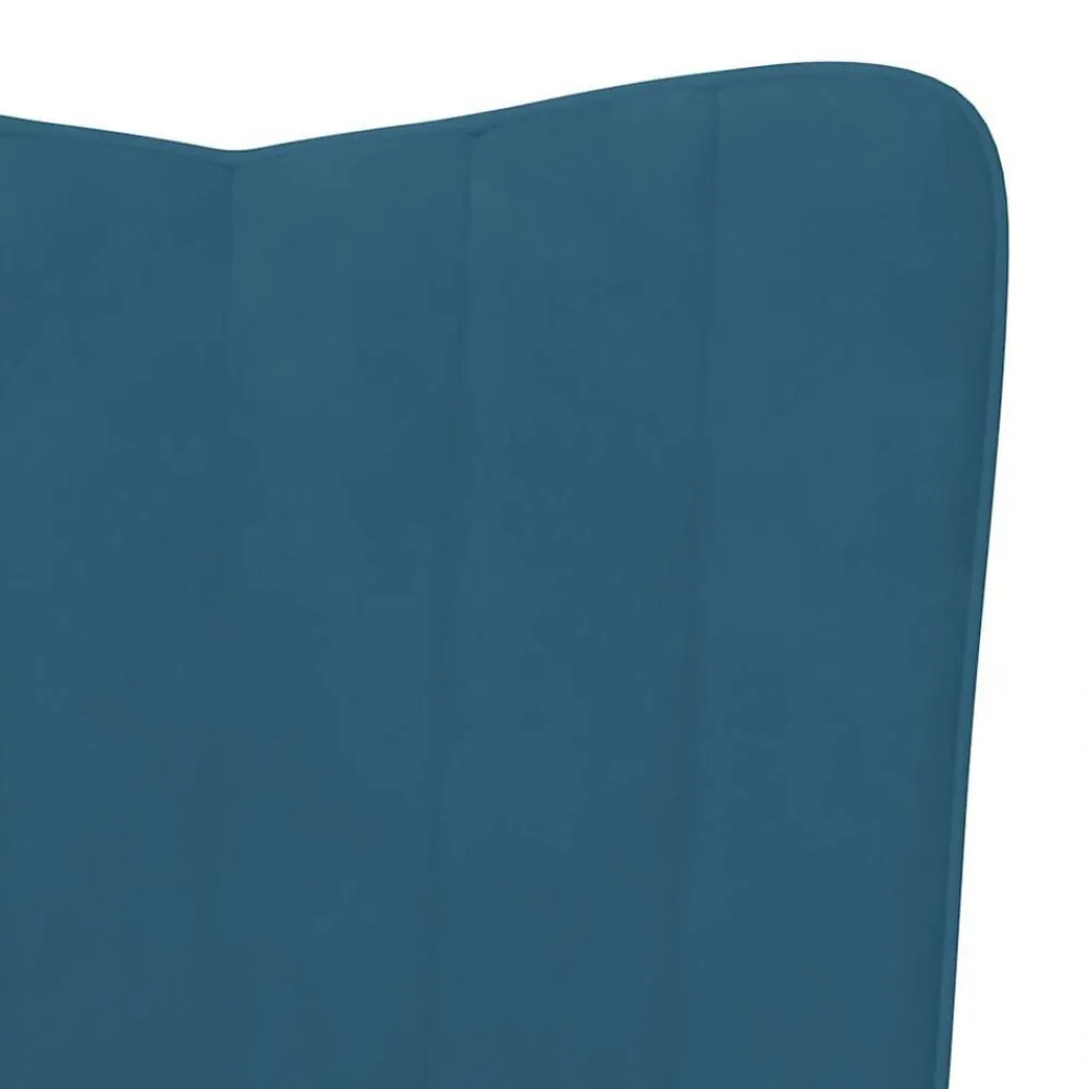 vidaXL Sillón de relax de terciopelo Azul Online