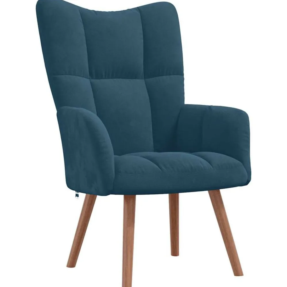 vidaXL Sillas-Sillón de relax de terciopelo