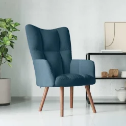 vidaXL Sillas-Sillón de relax de terciopelo
