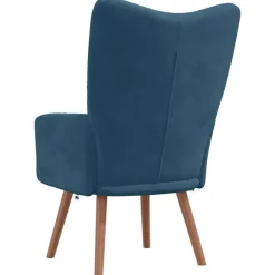 vidaXL Sillas-Sillón de relax de terciopelo