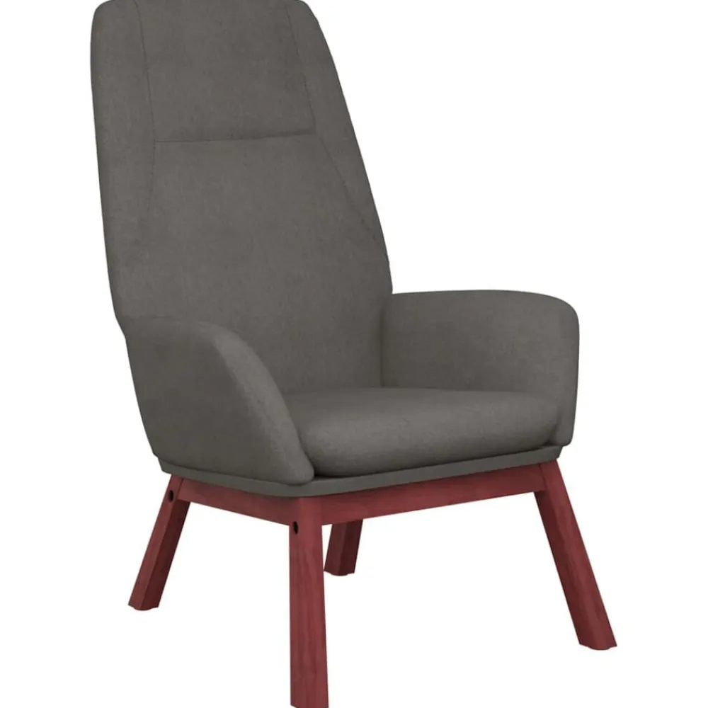 vidaXL Sillón de relax de tela Gris claro Best