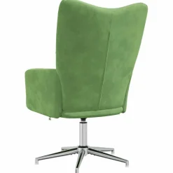 vidaXL Sillón de relax de terciopelo Verde claro Online