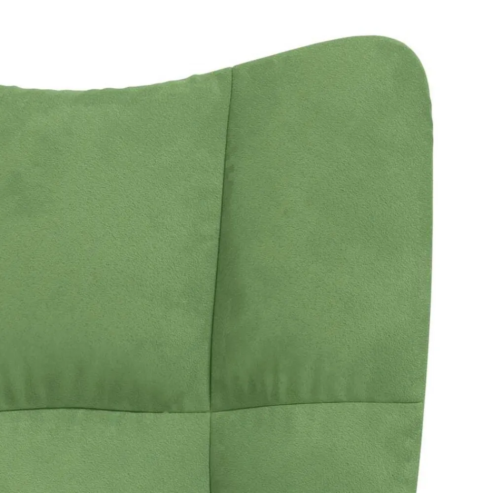 vidaXL Sillón de relax de terciopelo Verde claro Online