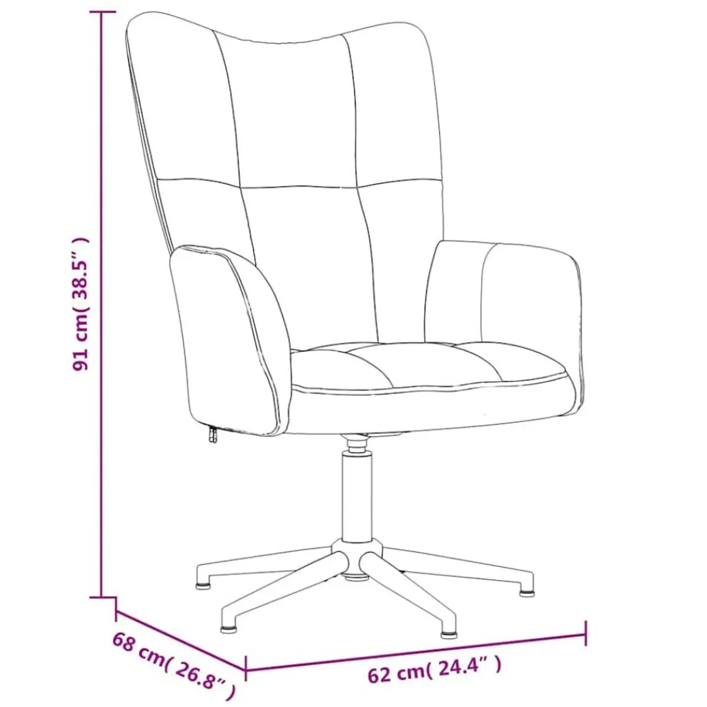 vidaXL Sillón de relax de terciopelo Verde claro Online