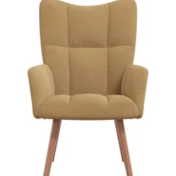 vidaXL Sillas-Sillón de relax de terciopelo marrón