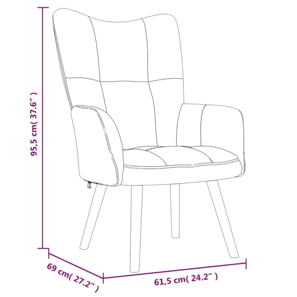 vidaXL Sillón de relax de terciopelo Verde oscuro Discount
