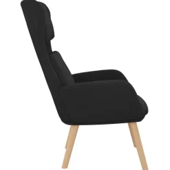 vidaXL Sillón de relax de terciopelo Negro Hot