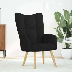 vidaXL Sillas-Sillón de relax de tela