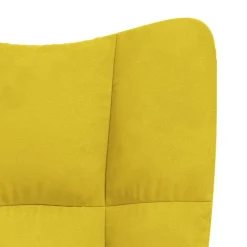 vidaXL Sillón de relax de terciopelo Amarillo mostaza Hot