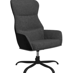 vidaXL Sillas-Sillón de relax de tela