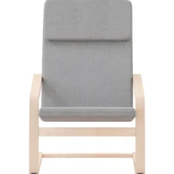 vidaXL Sillón de relax de tela Gris claro Best