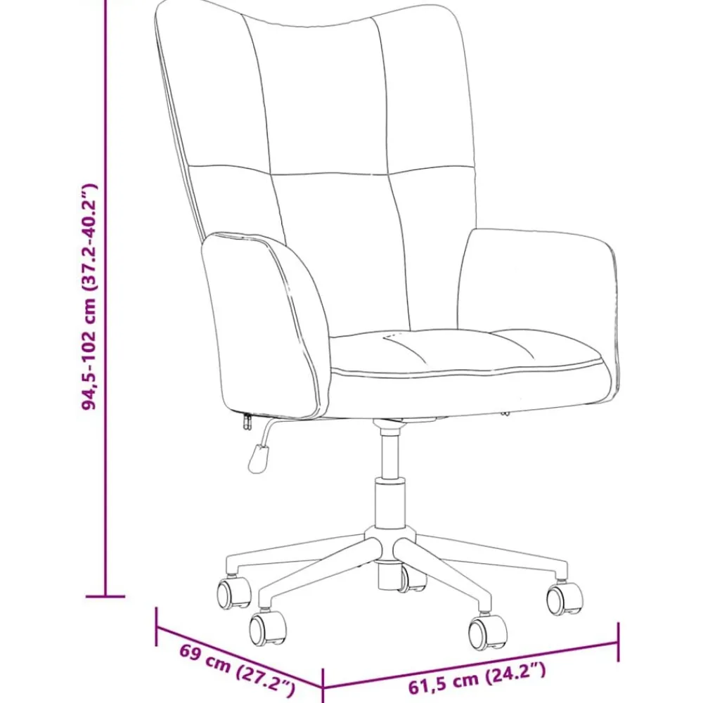 vidaXL Sillas-Sillón de relax de terciopelo