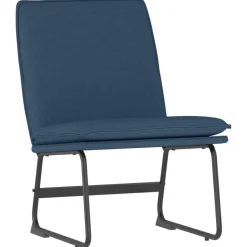 vidaXL Sillón de relax tela 52x75x76 cm Azul New