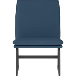 vidaXL Sillón de relax tela 52x75x76 cm Azul New