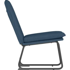 vidaXL Sillón de relax tela 52x75x76 cm Azul New