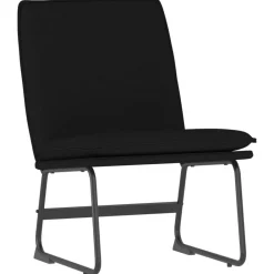 vidaXL Sillón de relax tela 52x75x76 cm Negro Discount