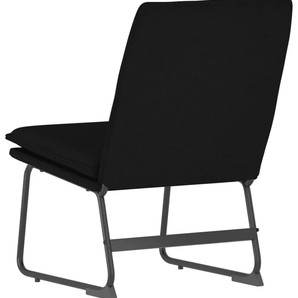 vidaXL Sillón de relax tela 52x75x76 cm Negro Discount