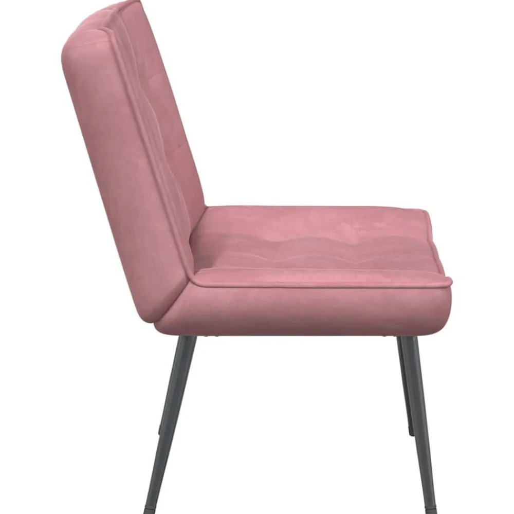 vidaXL Sillas-Sillón de relax terciopelo 64x74x84 cm