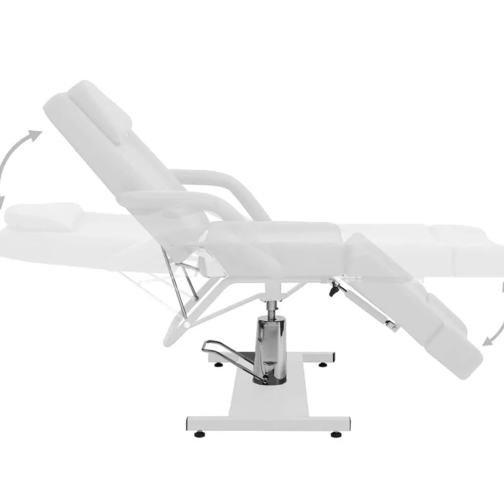 vidaXL Salud Y Belleza-Sillón de salón de belleza cuero sintético 180x62x78 cm