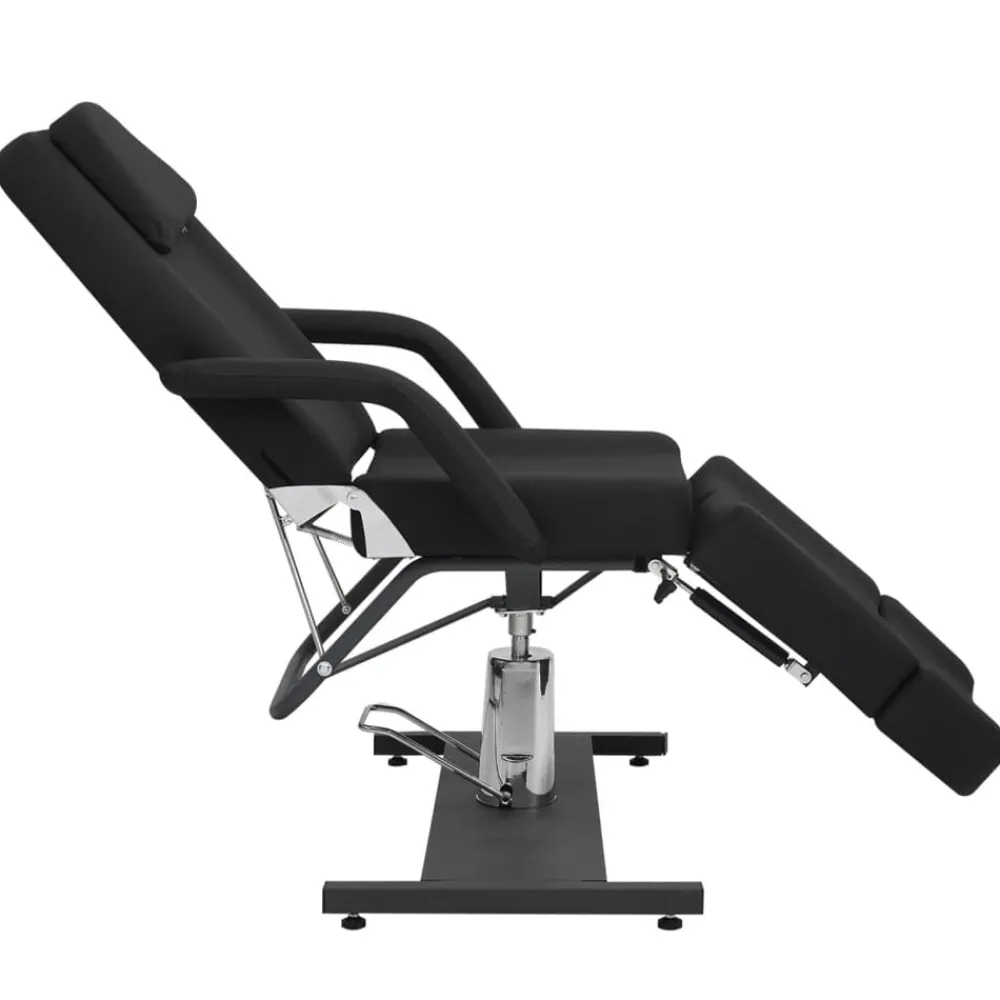 vidaXL Salud Y Belleza-Sillón de salón de belleza cuero sintético 180x62x78 cm