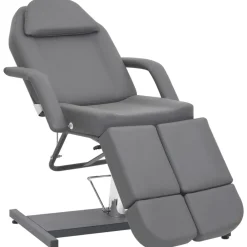 vidaXL Salud Y Belleza-Sillón de salón de belleza cuero sintético 180x62x78 cm