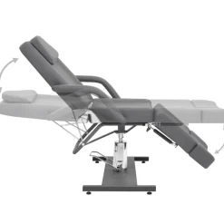 vidaXL Salud Y Belleza-Sillón de salón de belleza cuero sintético 180x62x78 cm