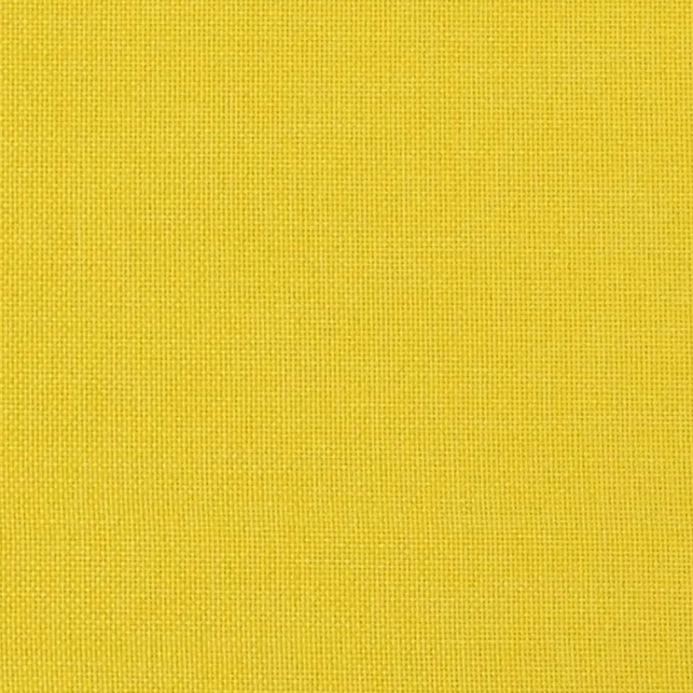 vidaXL Sillón de tela 60 cm Amarillo claro
